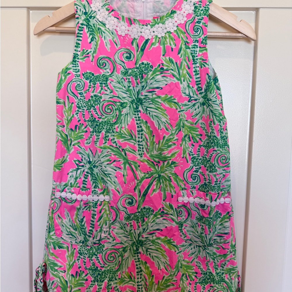 Lilly Pulitzer Pink and Green Floral Dress